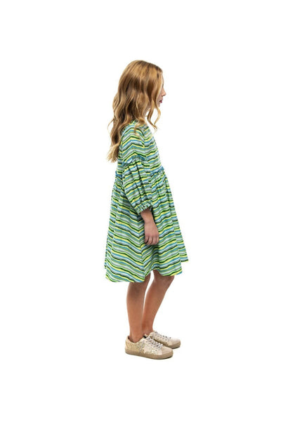 Savannah Dress Wavy Lines