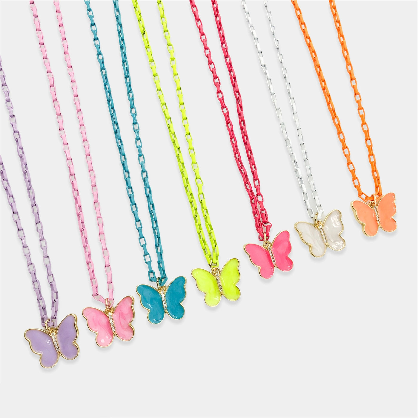 Enamel Chain w/ Butterfly