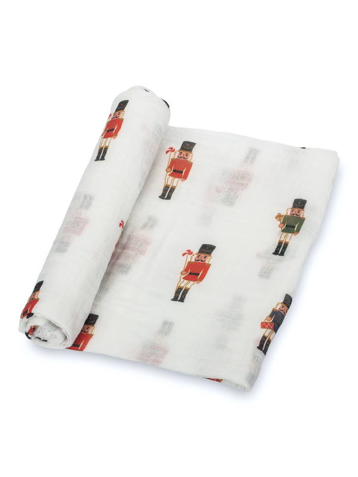 What's Cracking Christmas Muslin Swaddle