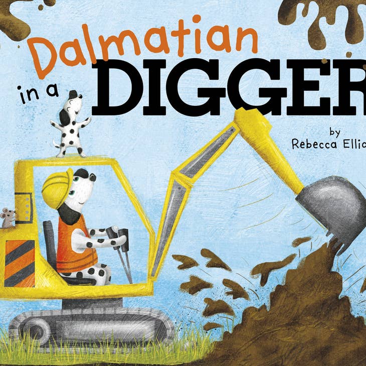 Dalmatian in a Digger Board Book