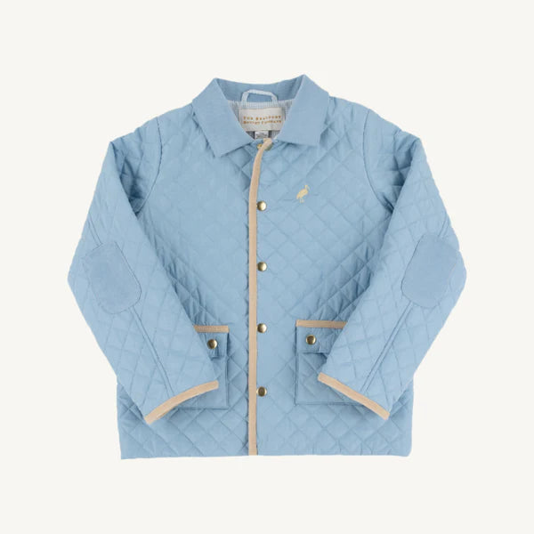 Caldwell Quilted Coat Barrington Blue with Barrington Blue MW