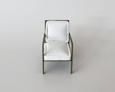 Modern Dollhouse Armchair: Petal