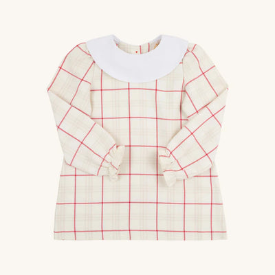 Classic Campbell Dress Oak Park Plaid, Worth Ave White