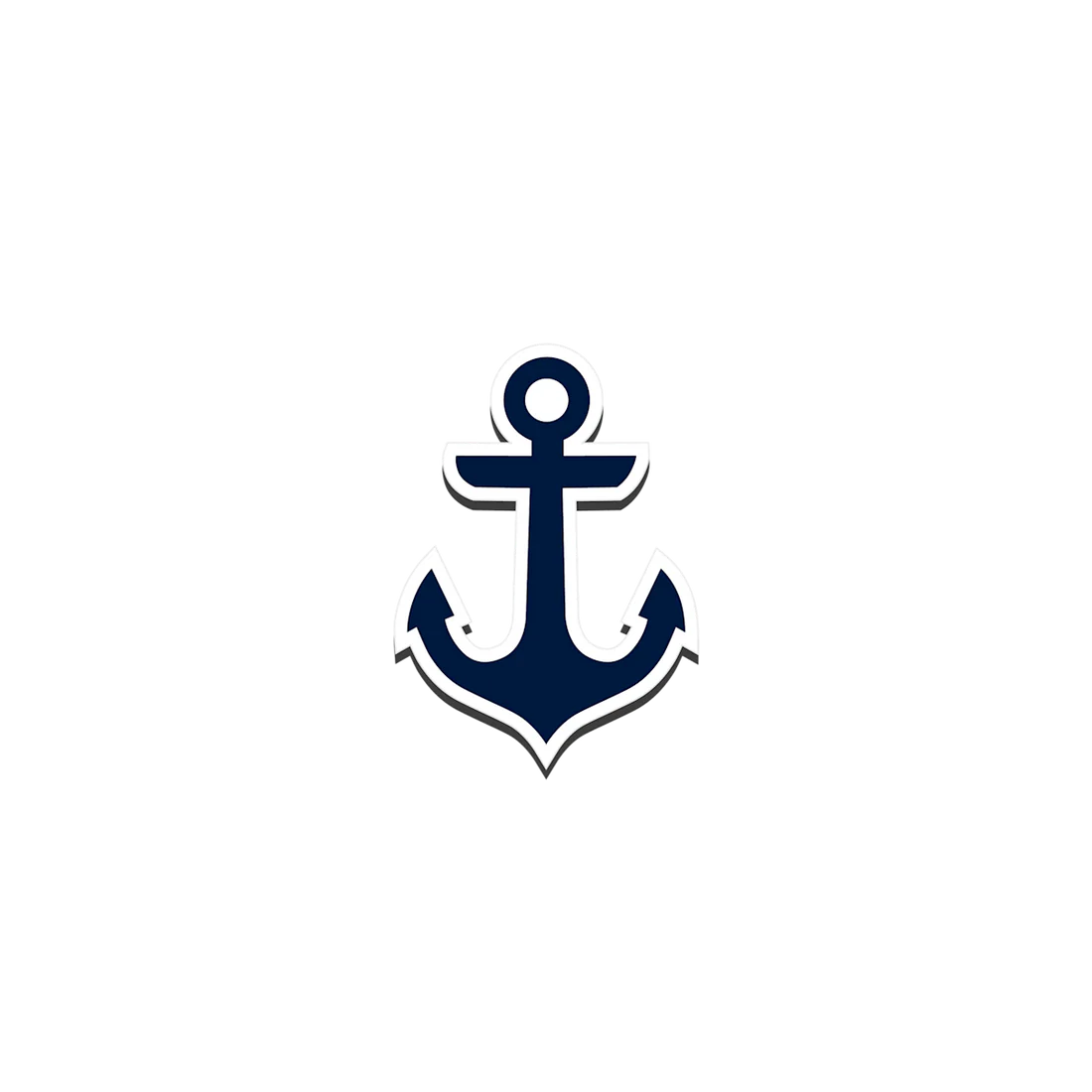 Bogg Bit Navy Anchor