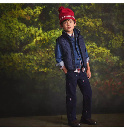 The Embroidered Nutcracker Cord Pant