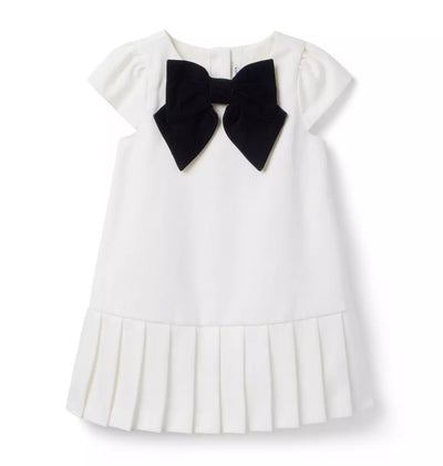 The Pleated Bow Dress