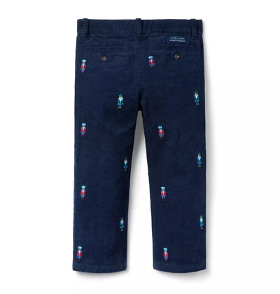 The Embroidered Nutcracker Cord Pant