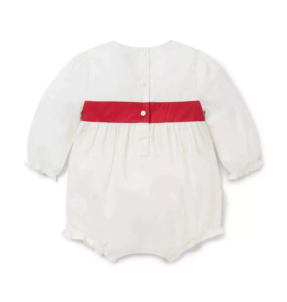 The Bow Ment Baby Romper