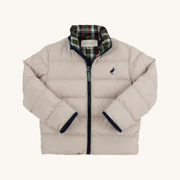 Cooper Coat Keeneland Khaki, Nantucket Navy, Grant Park Plaid