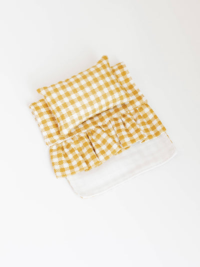 Dollhouse Single Bedding Set | Multiple Colors: Off White Linen