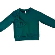 Green Bow Detailed Sweatshirt