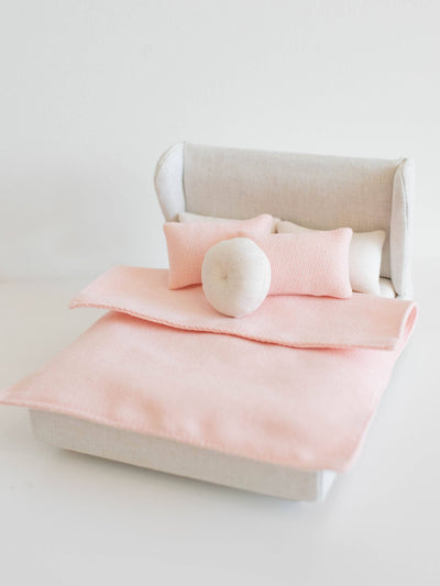 Dollhouse Double Bedding Set | Soft Pink