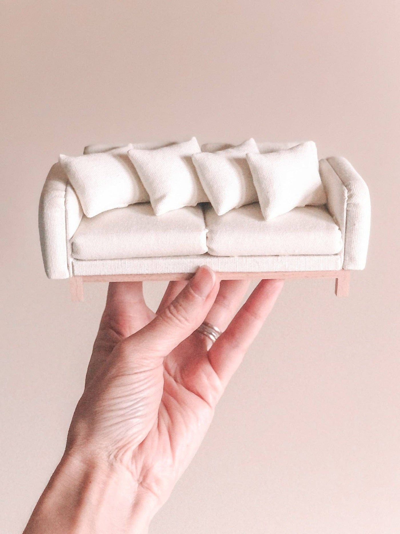Camden Frame Sofa | Warm White