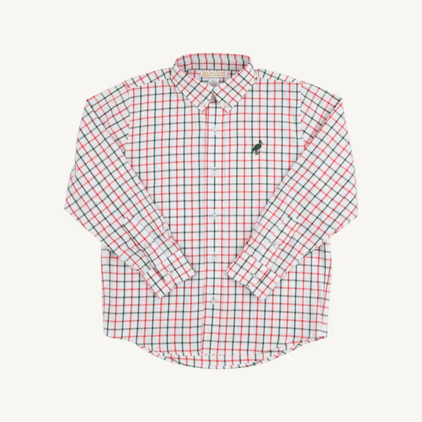 Dean's List Dress Shirt Old Town Tattersall, Grier Green
