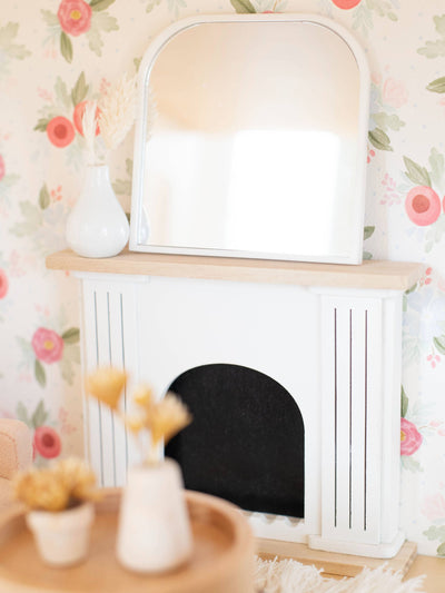 Dollhouse Bristol Arched Mirror | Multiple Colors: Wood