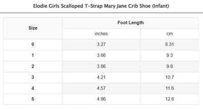 Elodie Girls Scalloped T Strap Mary Jane Crib Shoe Pink