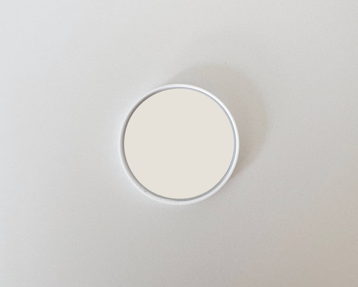 Miniature Round Wall Mirror: Olive