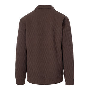 Youth Roost Drake Quarter Zip Brown