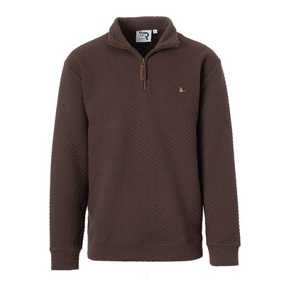 Youth Roost Drake Quarter Zip Brown