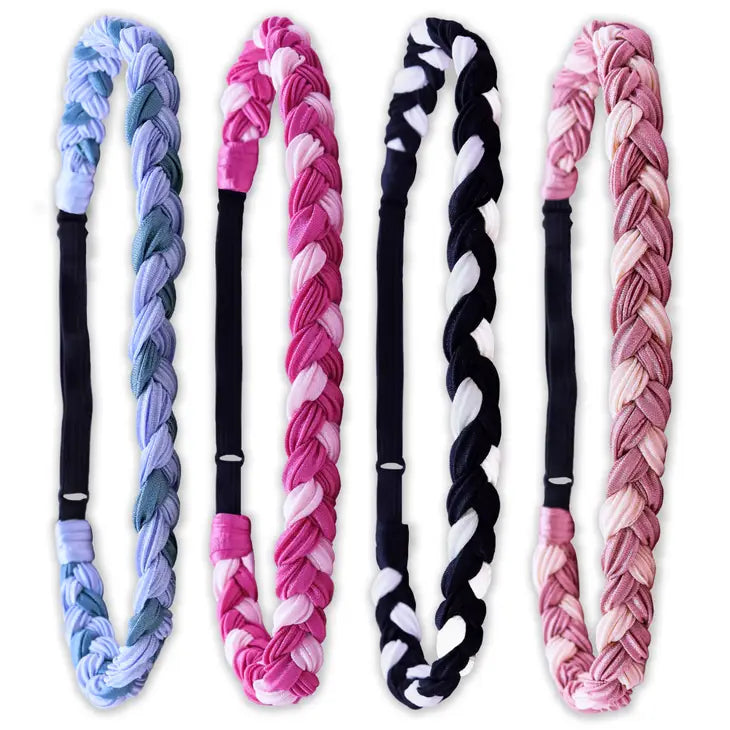 Adjustable Braided Satin Headbands For Girls