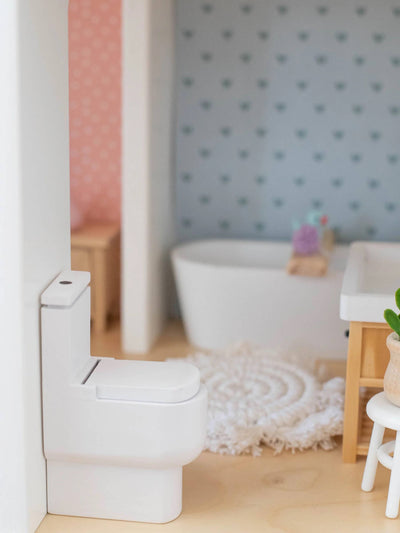 Dollhouse Toilet | White