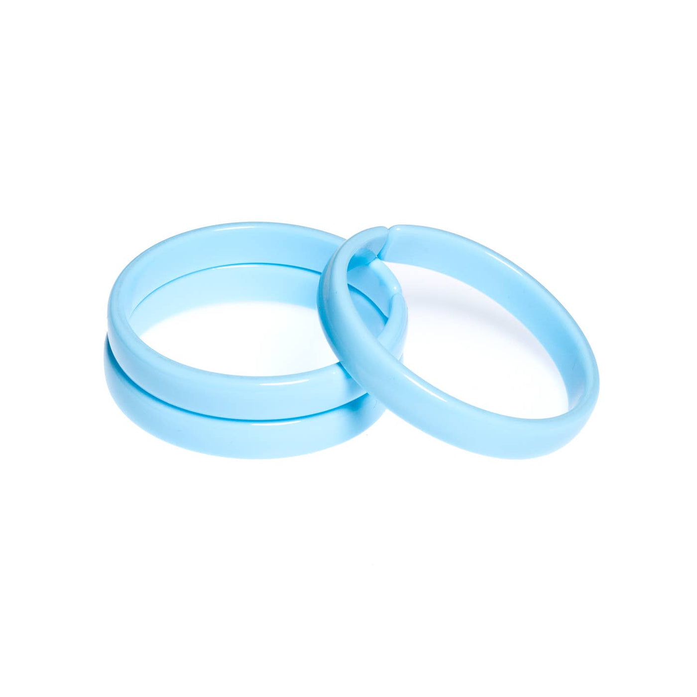 Light Blue Bangles (Set of 3)
