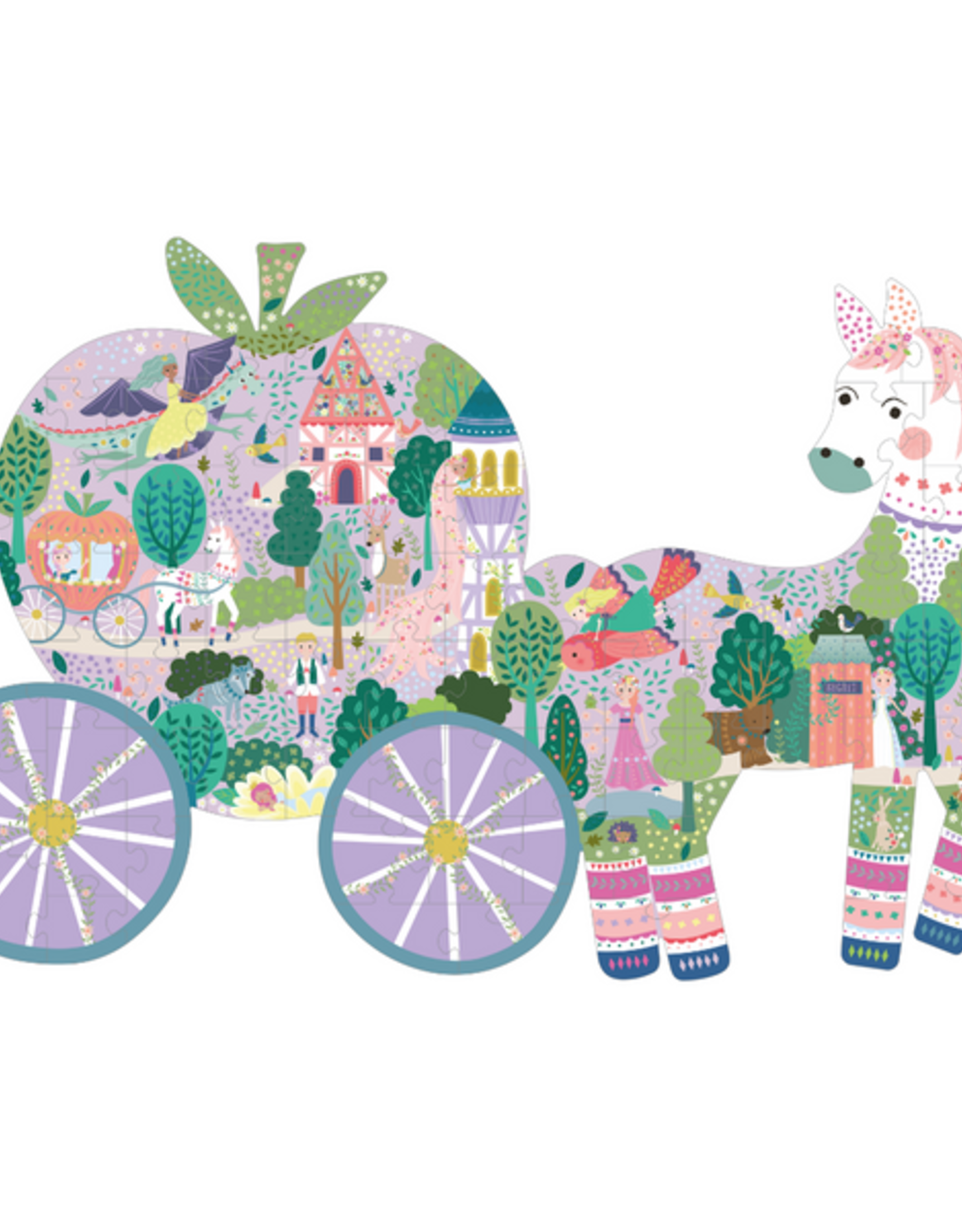 Fairy Tale Horse & Carriage Jigsaw Puzzle