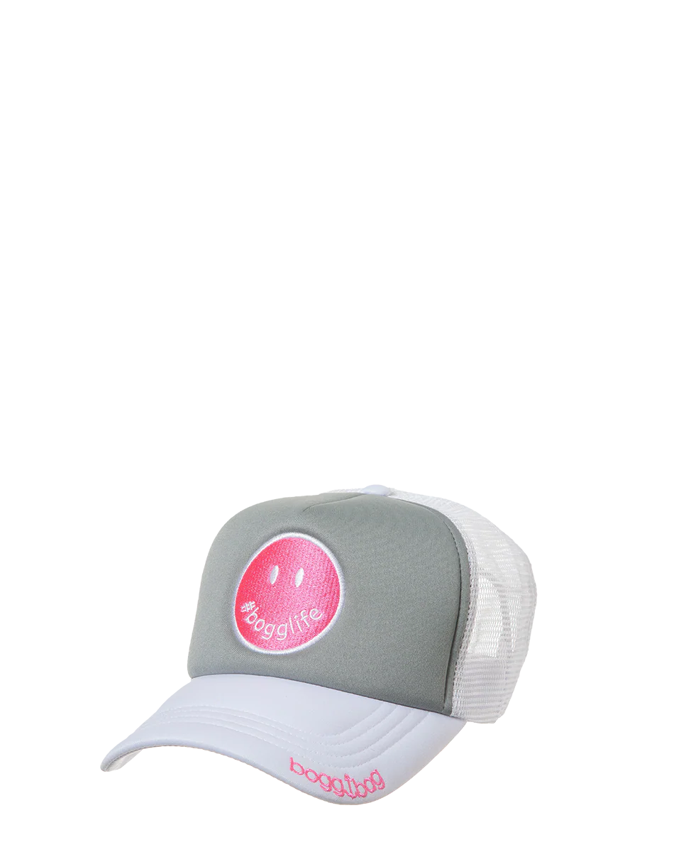 Bogg Hat Haute Pink Trucker