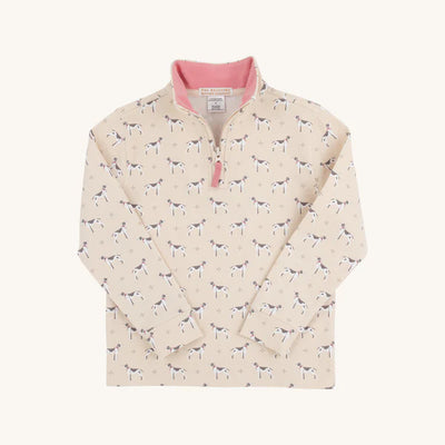 Hayword Half Zip Carolina Hunt Club, Nantucket Red