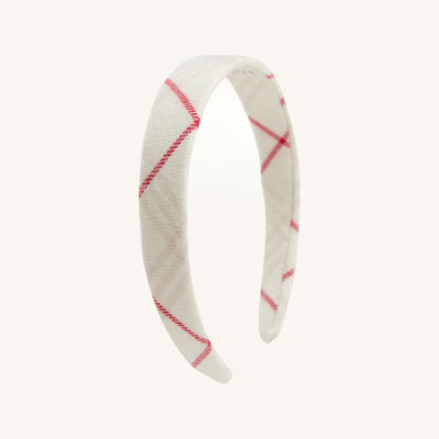Hold Your Hair Headband Oak Park Plaid