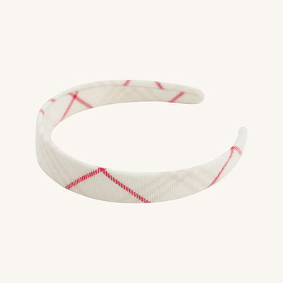 Hold Your Hair Headband Oak Park Plaid