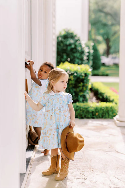 Boots Button Front Dress