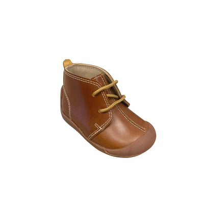 Bootie with Laces Brown