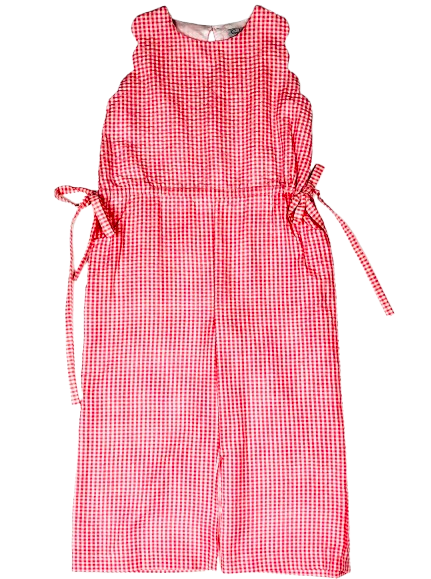 Gingham Jumpsuit - Pink