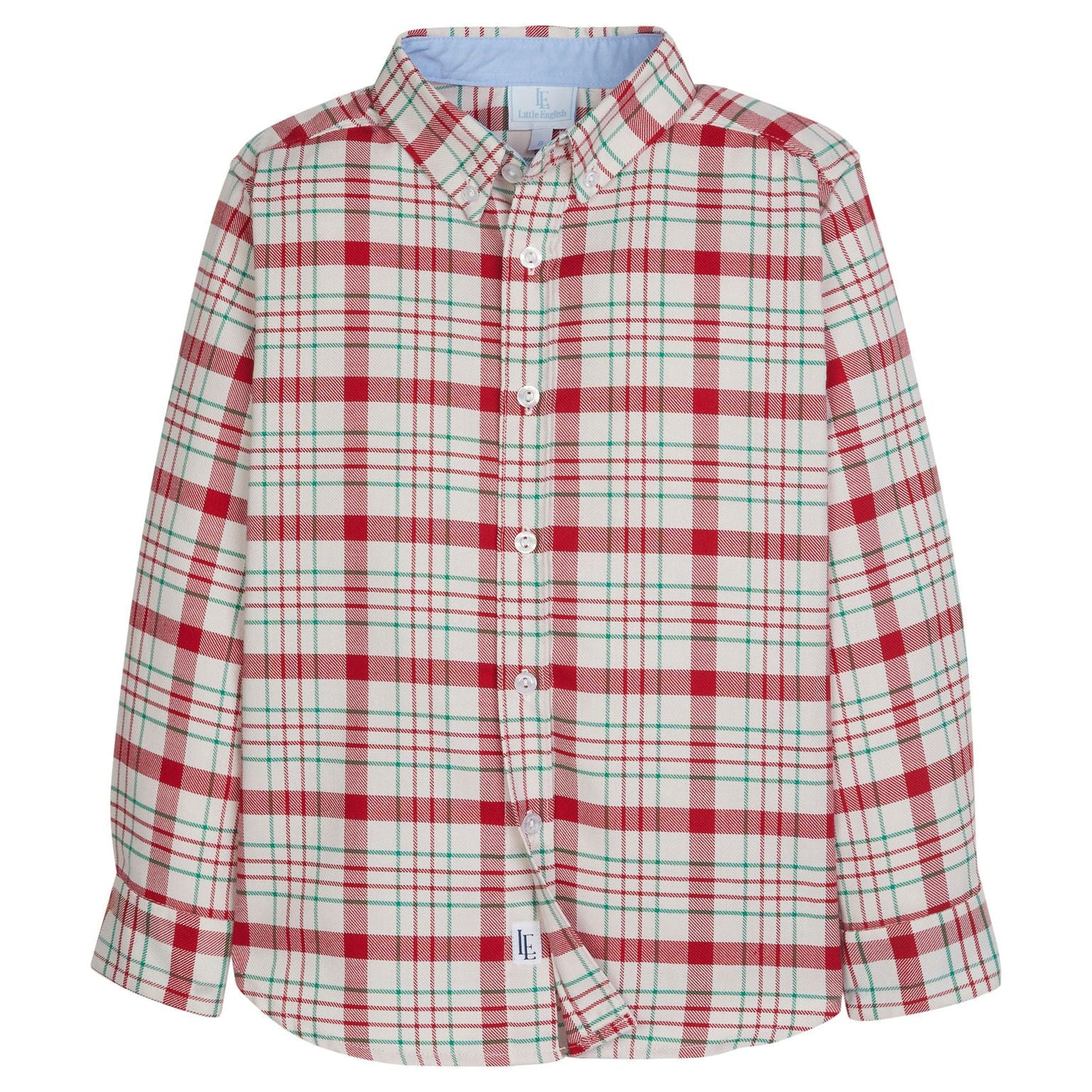 Button Down Shirt - Holiday Plaid