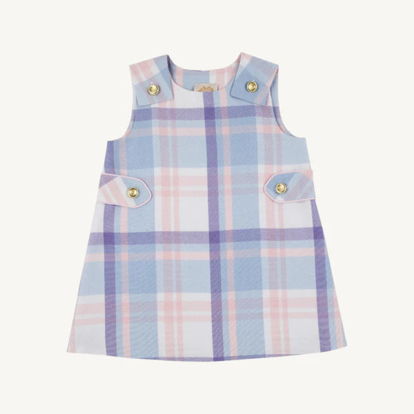 Janie Jumper Peach Blossom Plaid Palm BP