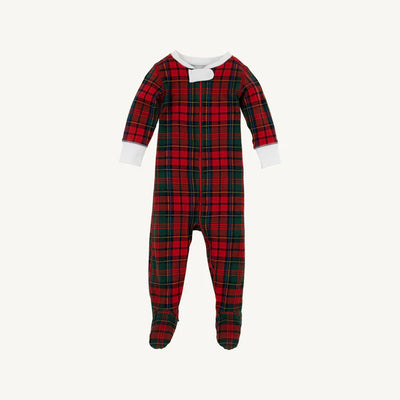 Knox's Night Night Footed Paces Mill Plaid, Worth Ave White