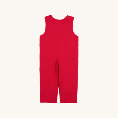 Lawson Longall Broadcloth Richmond Red, Osprey Oatmeal