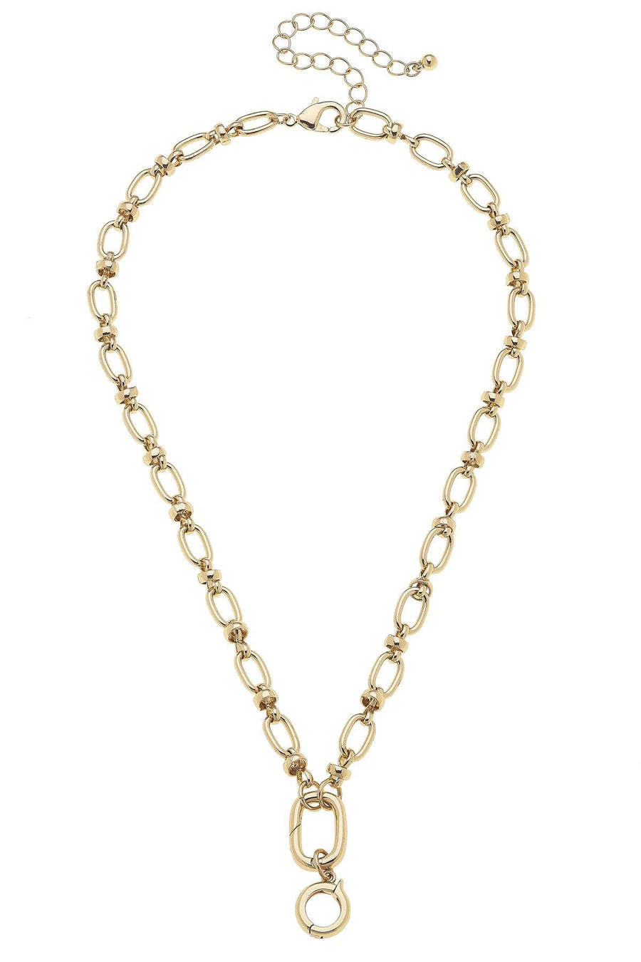 Lola Charm Necklace Base Shiny Gold