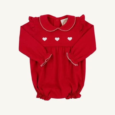 LS Biltmore Bubble Richmond Red, Worth Ave White, Hearts