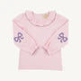LS Ramona Ruffle Collar Shirt & Onesie Palm BP Palisades Purple