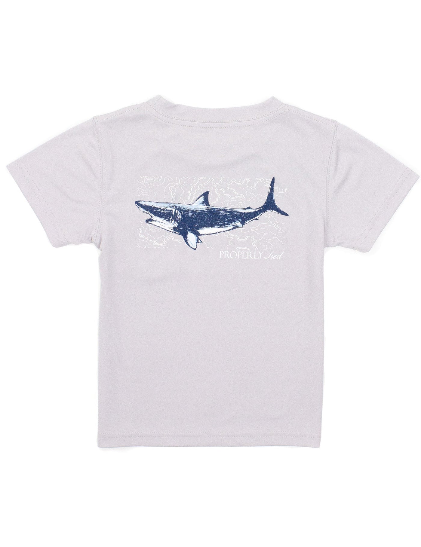 LD Boys Performance Tee SS Topo Shark Ice Gray