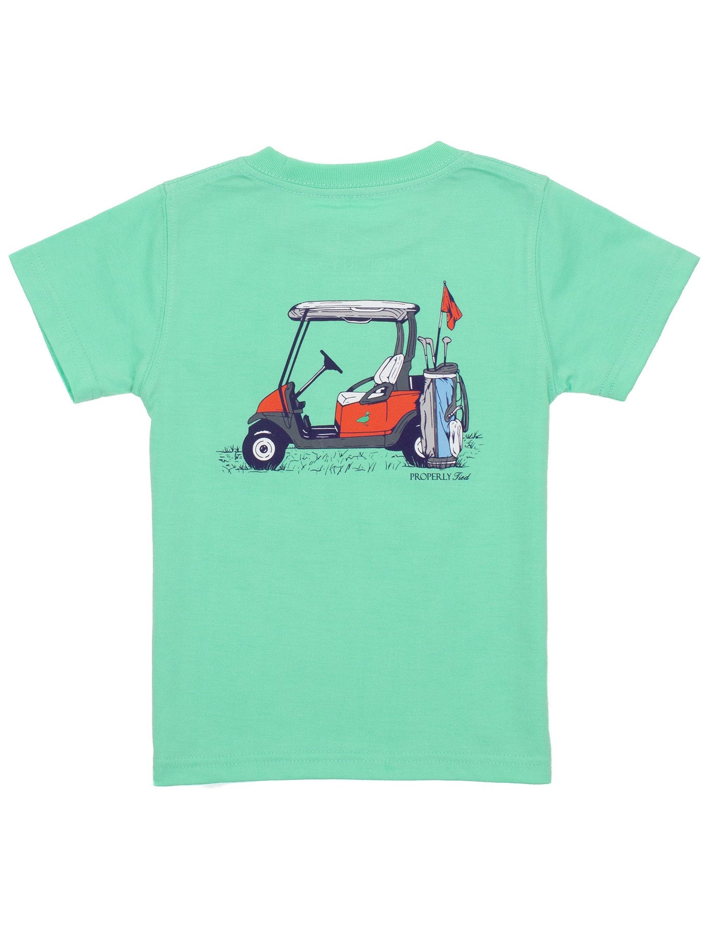 SS Country Club Logo Tee on Wash Green