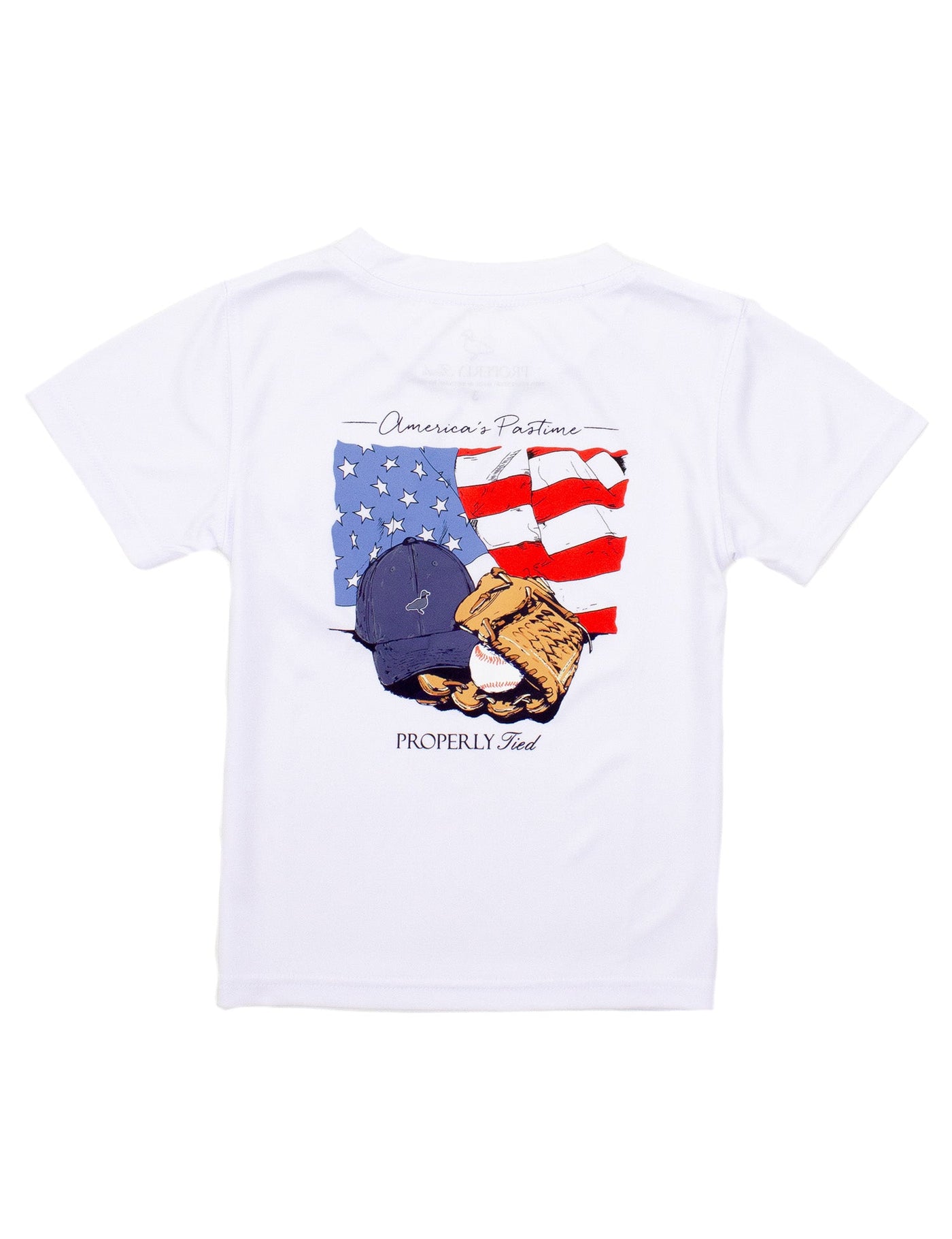 LD Performance Tee SS America's Favorite Pastime White