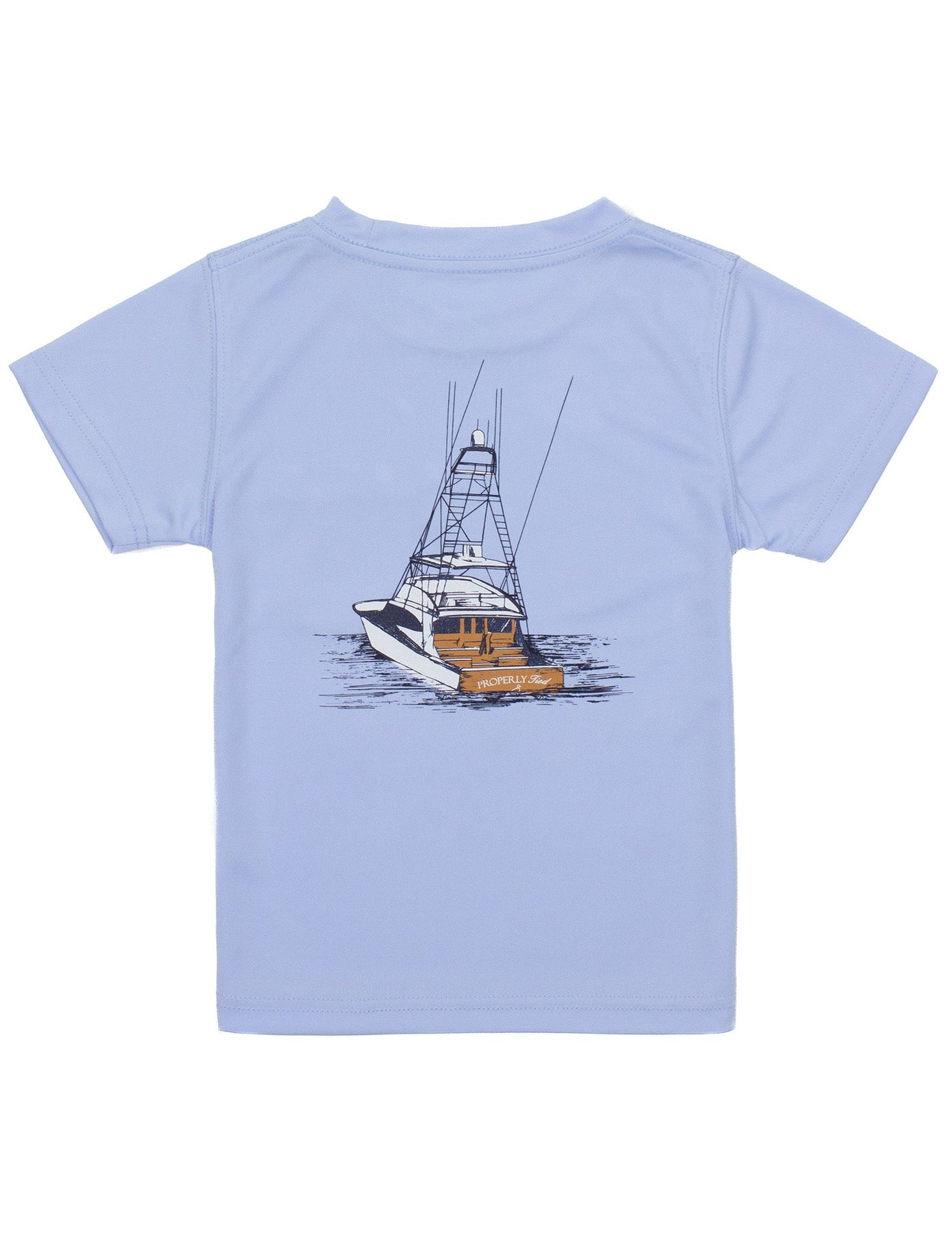 LD Boys Performance Tee SS Deep Waters Light Blue