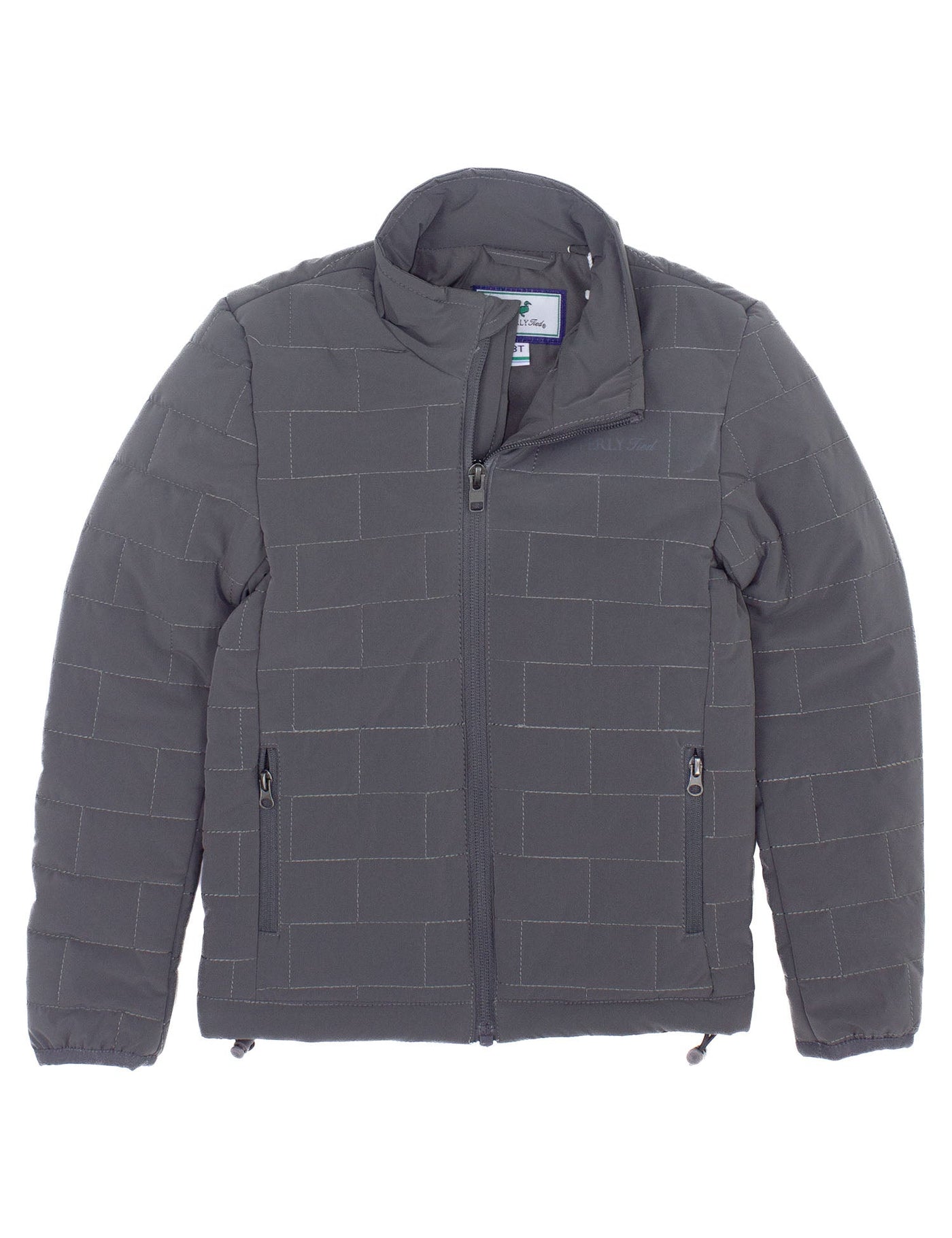 Boys Puffer Tundra Jacket Dark Gray