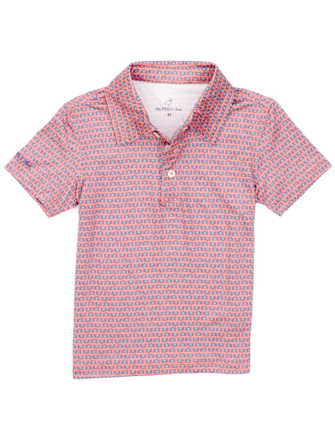 LD Boys Inlet Polo Blue Crab