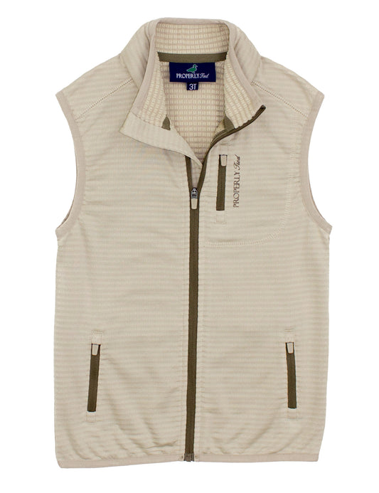 Boys Fairhope Vest Khaki