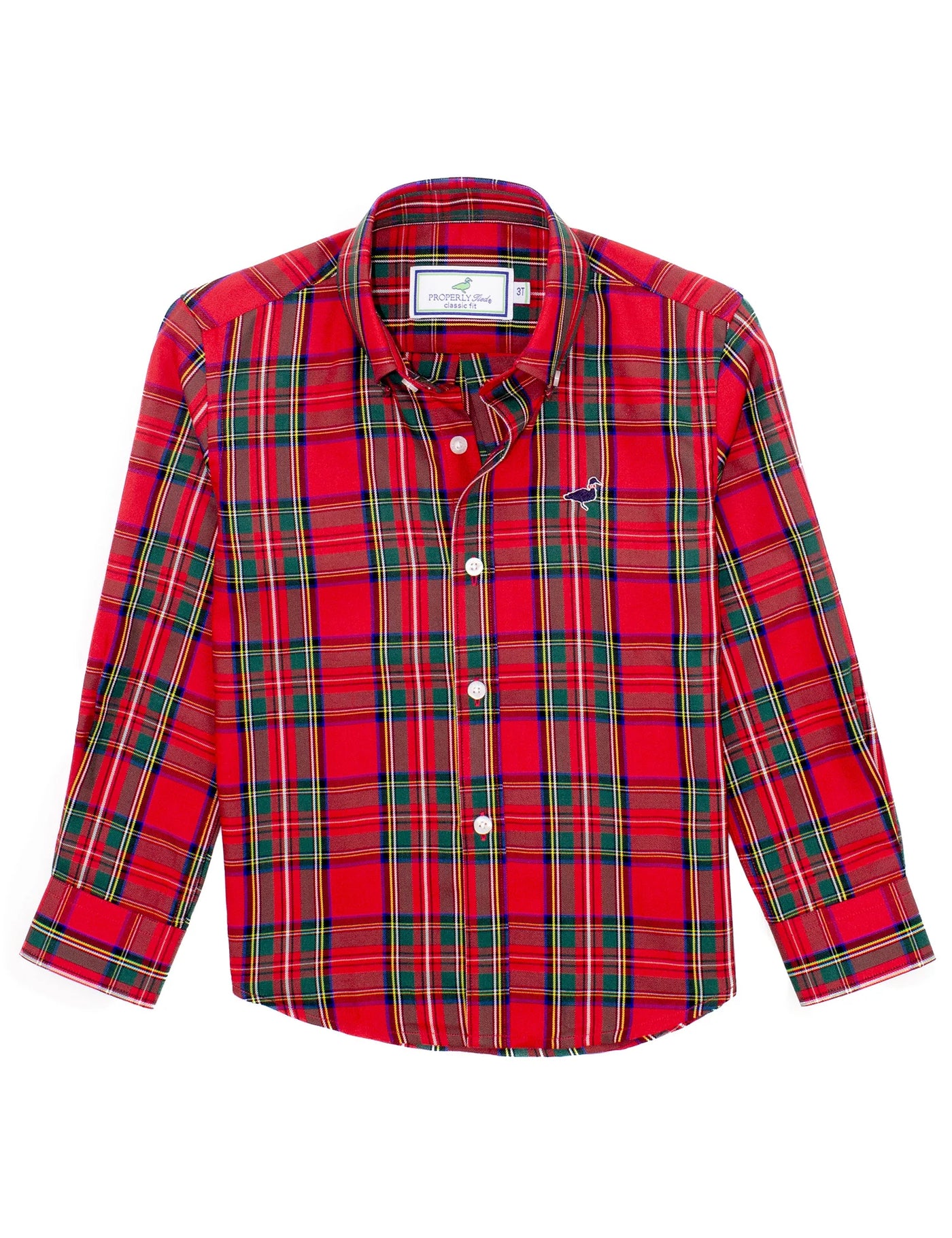 Boys Seasonal Sportshirt Yuledtide