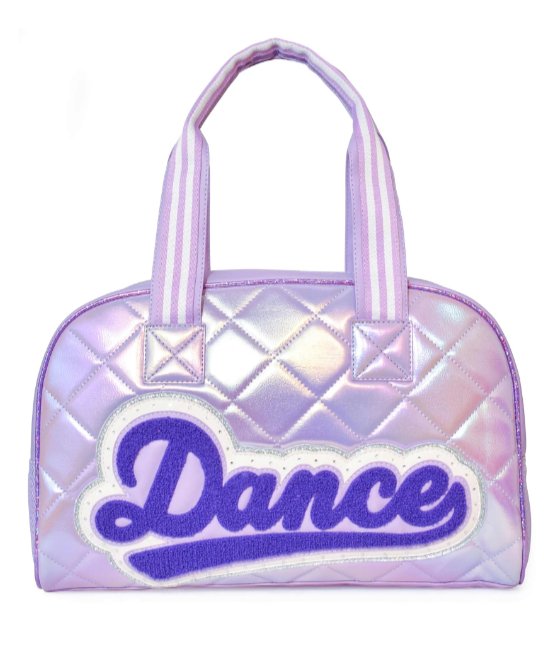 Dance Quilted Metallic Medium Duffle Bag